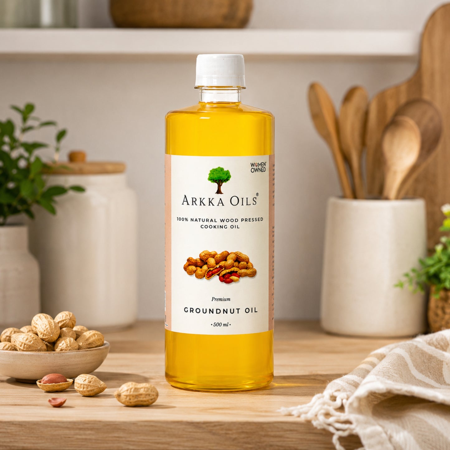 Arkka Cold Pressed Groundnut Oil 500ml