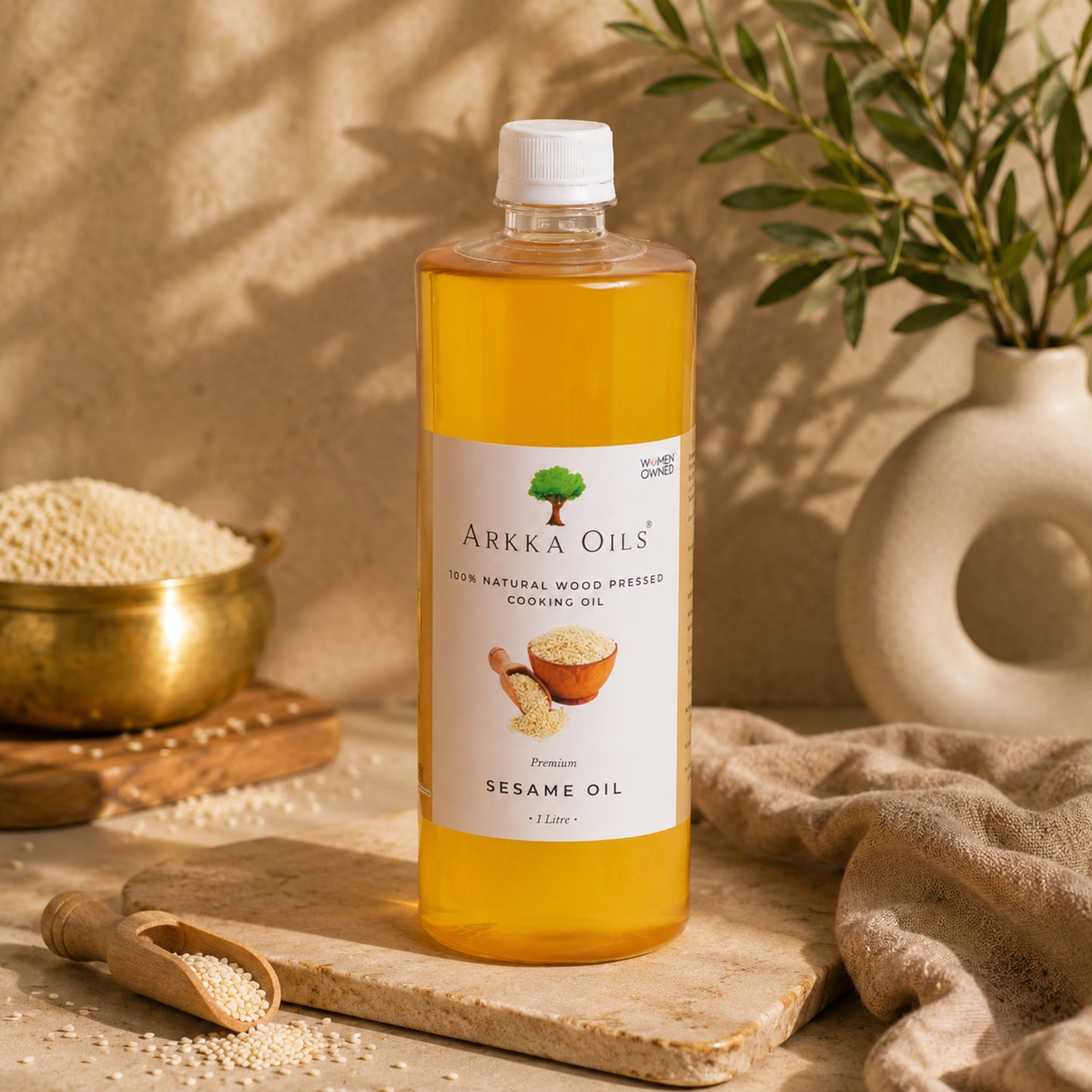 Arkka Cold Pressed Sesame Oil 1L