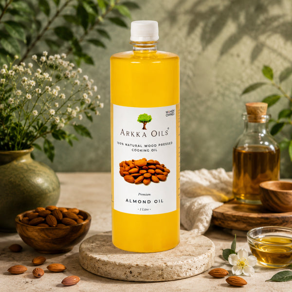 Arkka Cold Pressed Almond Oil 1L