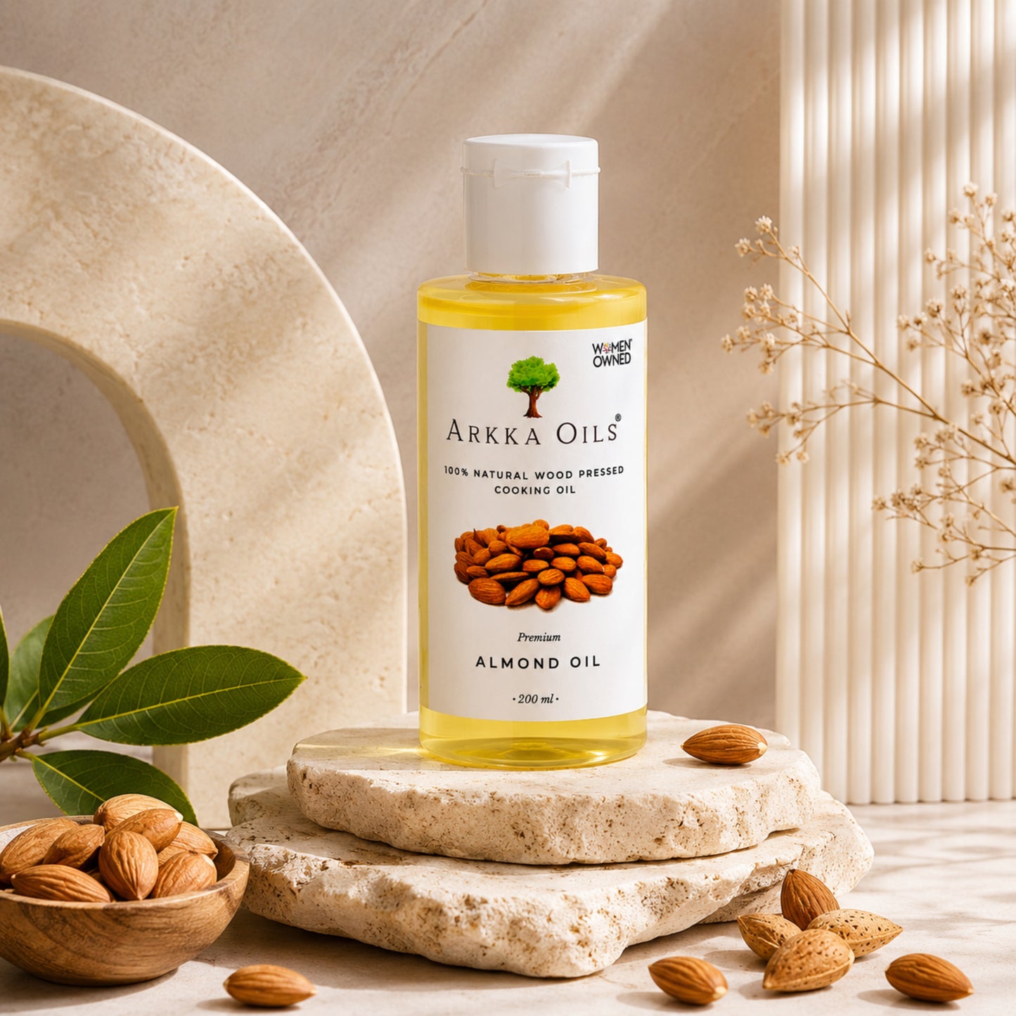 Arkka Cold Pressed Almond Oil 200ml