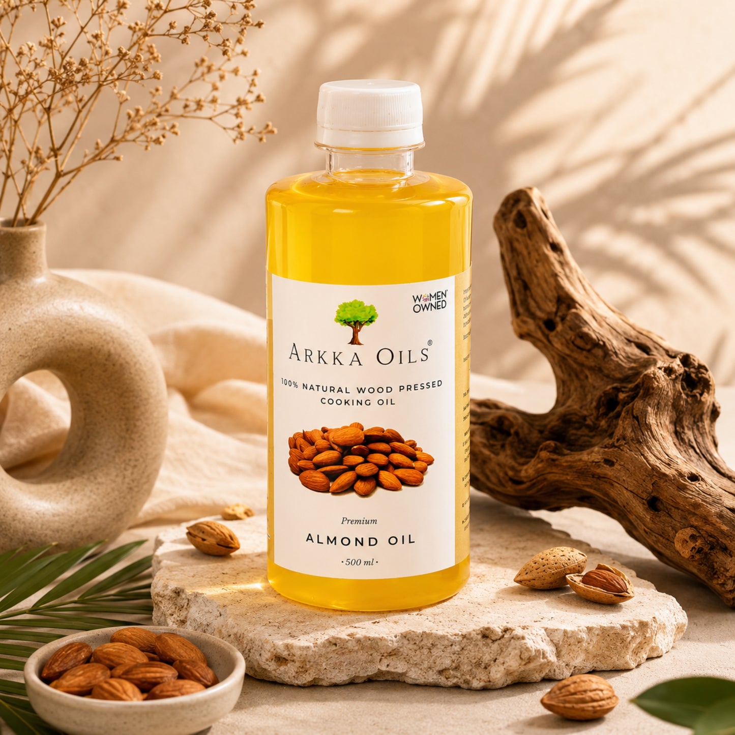 Arkka Cold Pressed Almond Oil 500ml