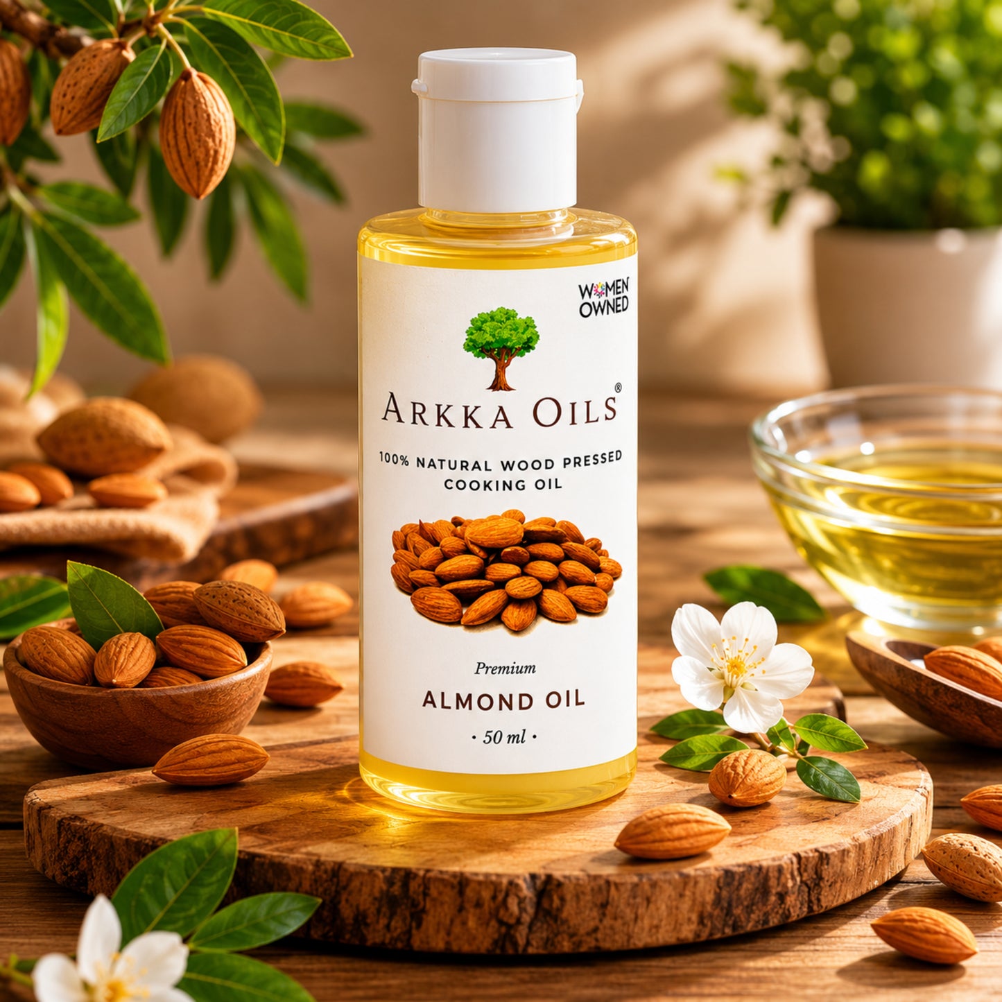 Arkka Cold Pressed Almond Oil 50ml