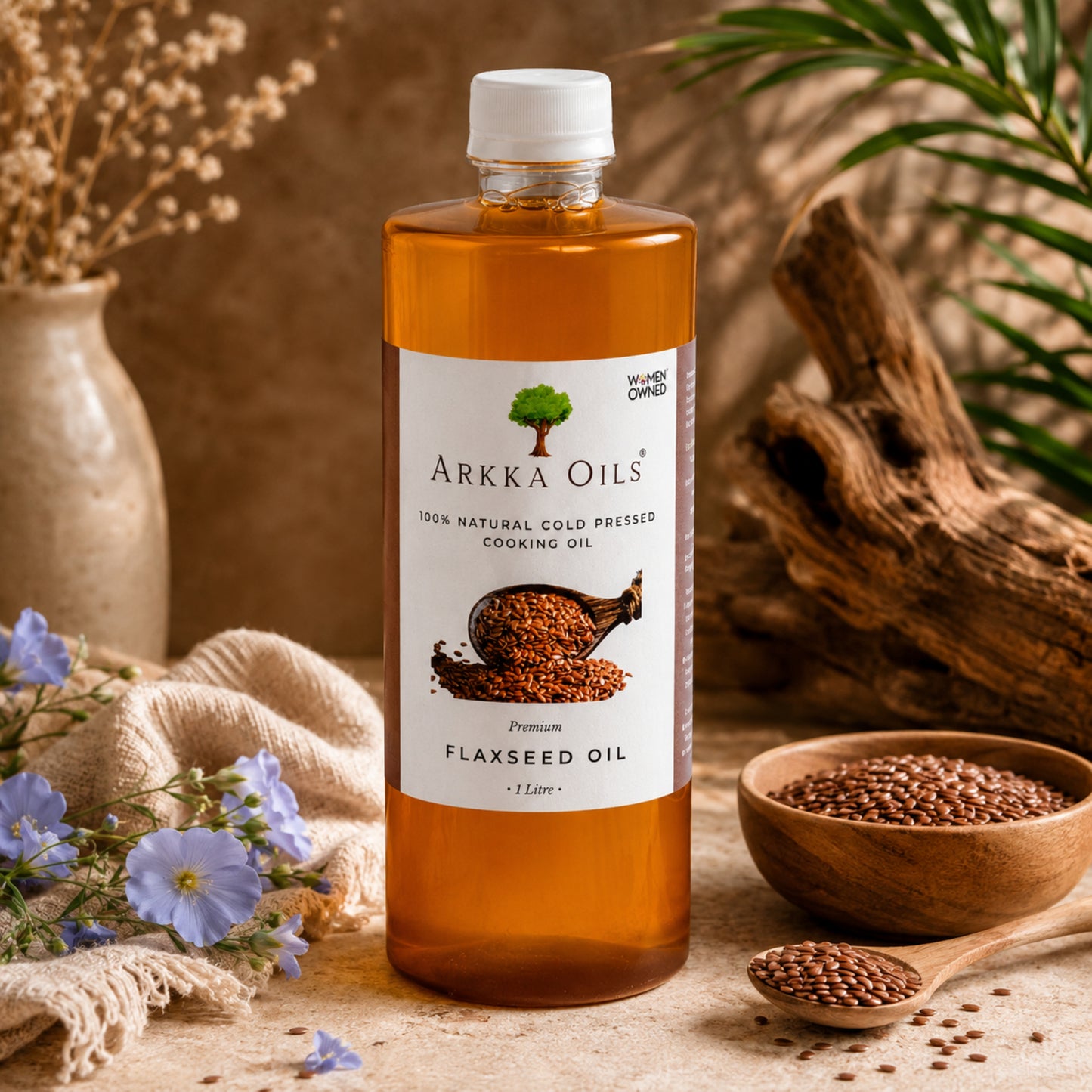 Arkka Cold Pressed Flaxseed Oil 1L