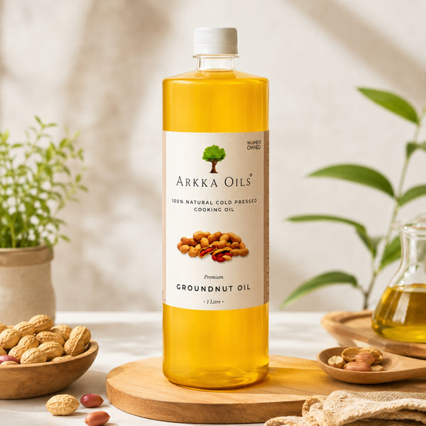 Arkka Cold Pressed Groundnut Oil 1L