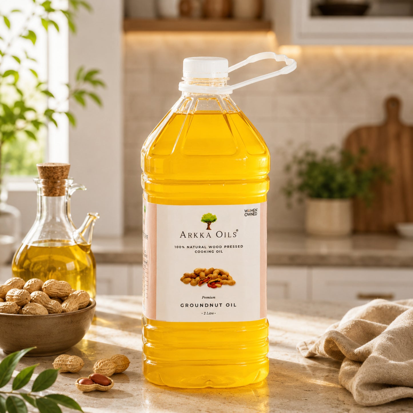 Arkka Cold Pressed Groundnut Oil 2L