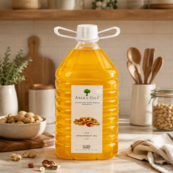 Arkka Cold Pressed Groundnut Oil 5L