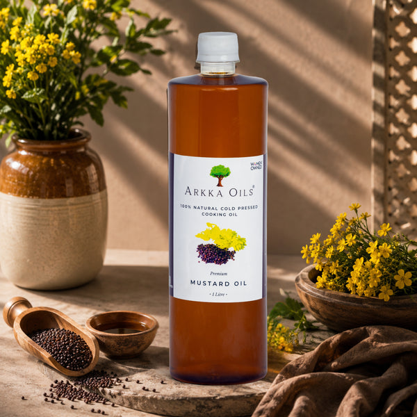 Arkka Cold Pressed Mustard Oil 1L