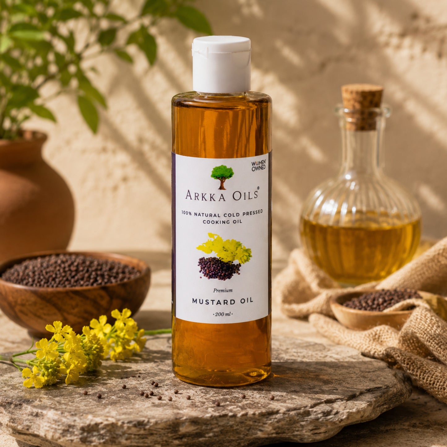 Arkka Cold Pressed Mustard Oil 200ml