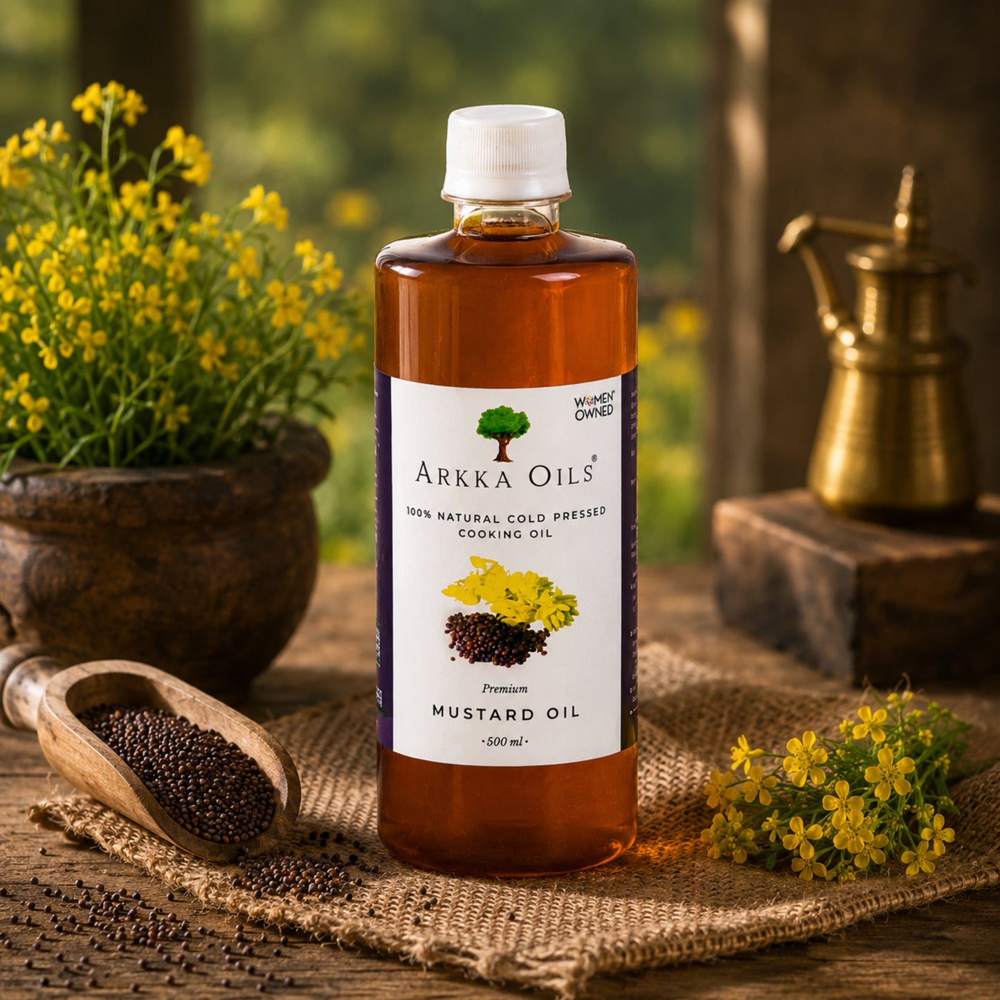 Arkka Cold Pressed Mustard Oil 500ml
