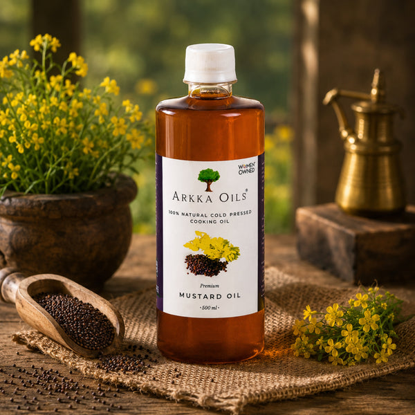 Arkka Cold Pressed Mustard Oil 500ml