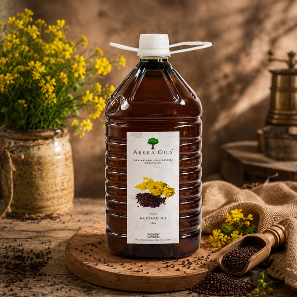 Arkka Cold Pressed Mustard Oil 5L