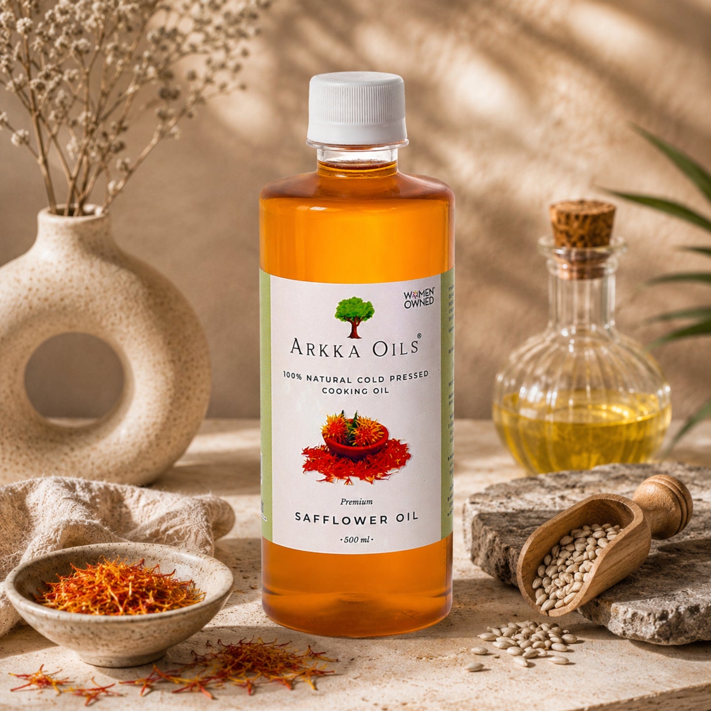 Arkka Cold Pressed Safflower Oil 500ml