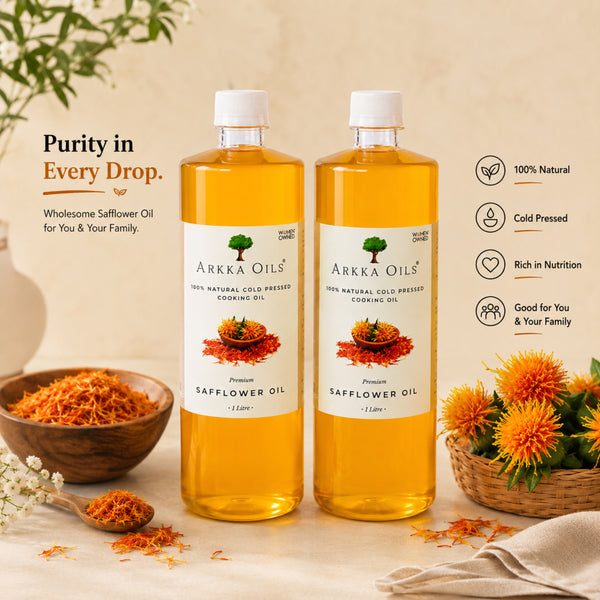 Arkka Safflower Oil Duo Pack 2L (1L + 1L)