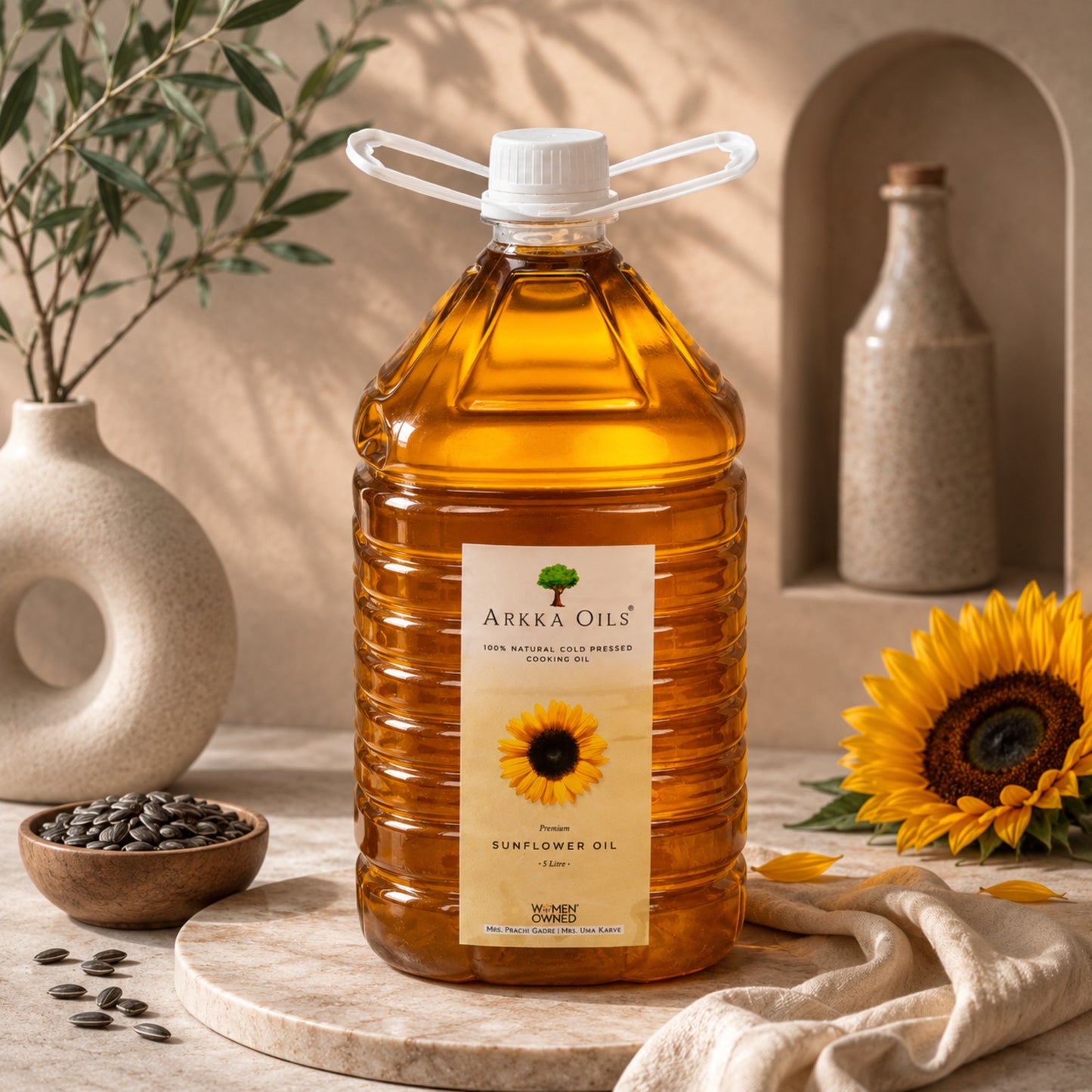Arkka Cold Pressed Sunflower Oil 5L